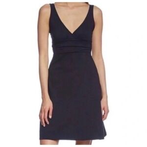 Patagonia Margot Organic Cotton V Neck Tank Dress Women's Size L Black